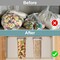 Sorbus 2 Pack Airtight Cereal Dispenser Container Set with Lids - Easy Pour, Stackable, Store Dry Food, Rice, Pasta, and More